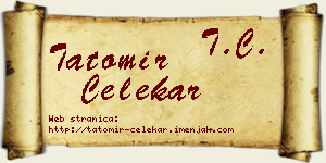 Tatomir Čelekar vizit kartica